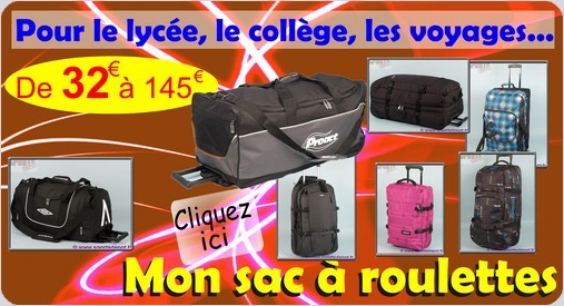 Pour mes &eacute;tudiants, le sac de voyage id&eacute;al...