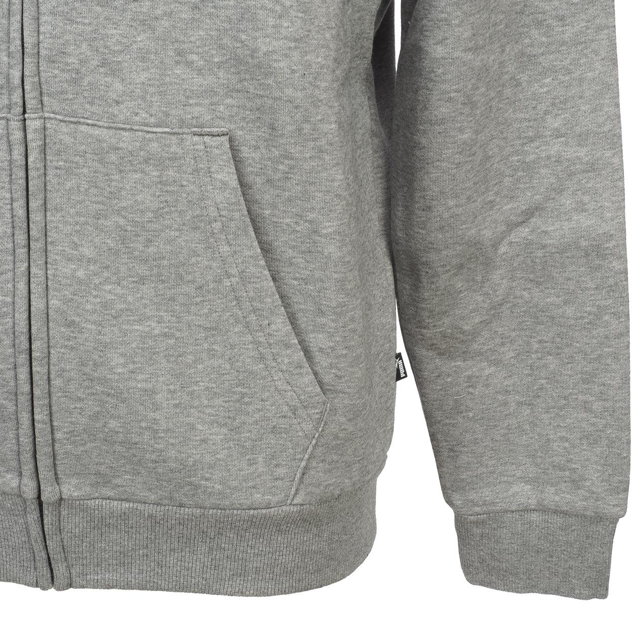 12833 Logo Ess Nuovo Felpe con Grc Felpe Grigio cappuccio Big con cappuccio Felpa con cappuccio Fz Puma ZBq4CS