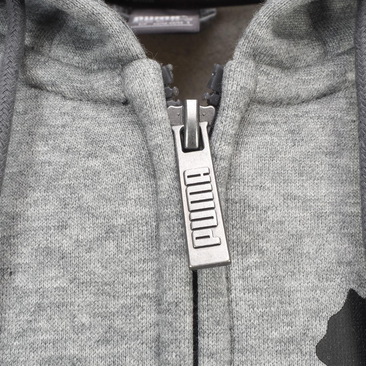 12833 Logo Ess Nuovo Felpe con Grc Felpe Grigio cappuccio Big con cappuccio Felpa con cappuccio Fz Puma ZBq4CS