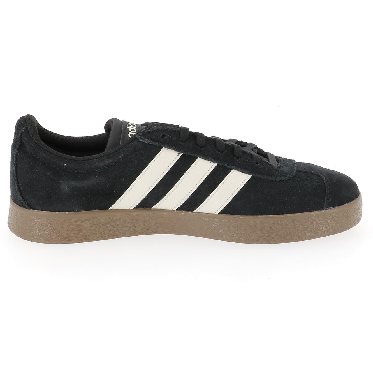 CHAUSSURES MODE VILLE Adidas Vl court 2.0 noir gomme Noir CHAUSSURES MODE VILLE Adidas Vl court 2.0 noir gomme Noir