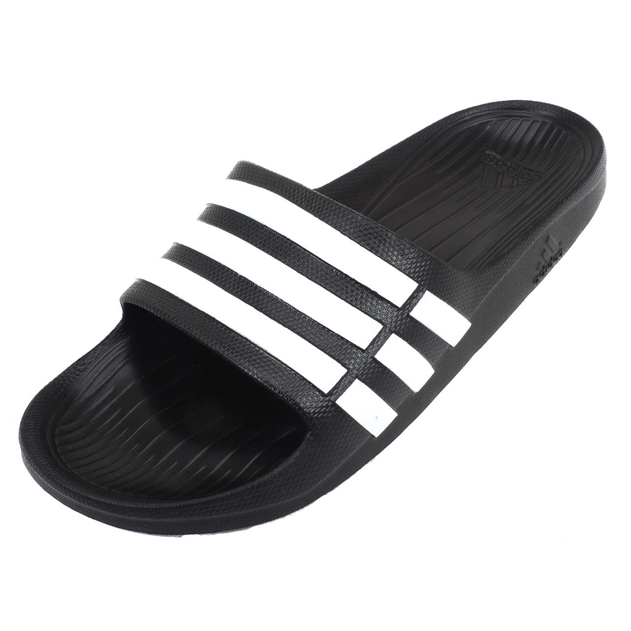 Claquettes mules Adidas Duramo noir claquette Noir 15449 Neuf eBay