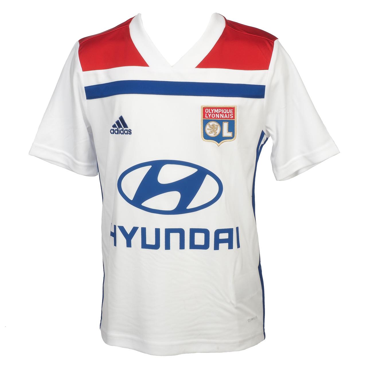 Maillot de football Adidas Lyon maillot jr 2018 19 Blanc 35975 --Neuf Maillot de football Adidas Lyon maillot jr 2018 19 Blanc 35975 --Neuf