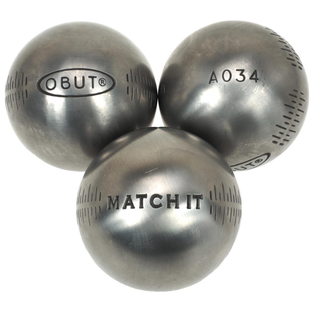 Boules De Petanque 12 Coups De Midi Boules de pétanque Obut Match it inox 75mm deco g Gris 57237 - Neuf | eBay