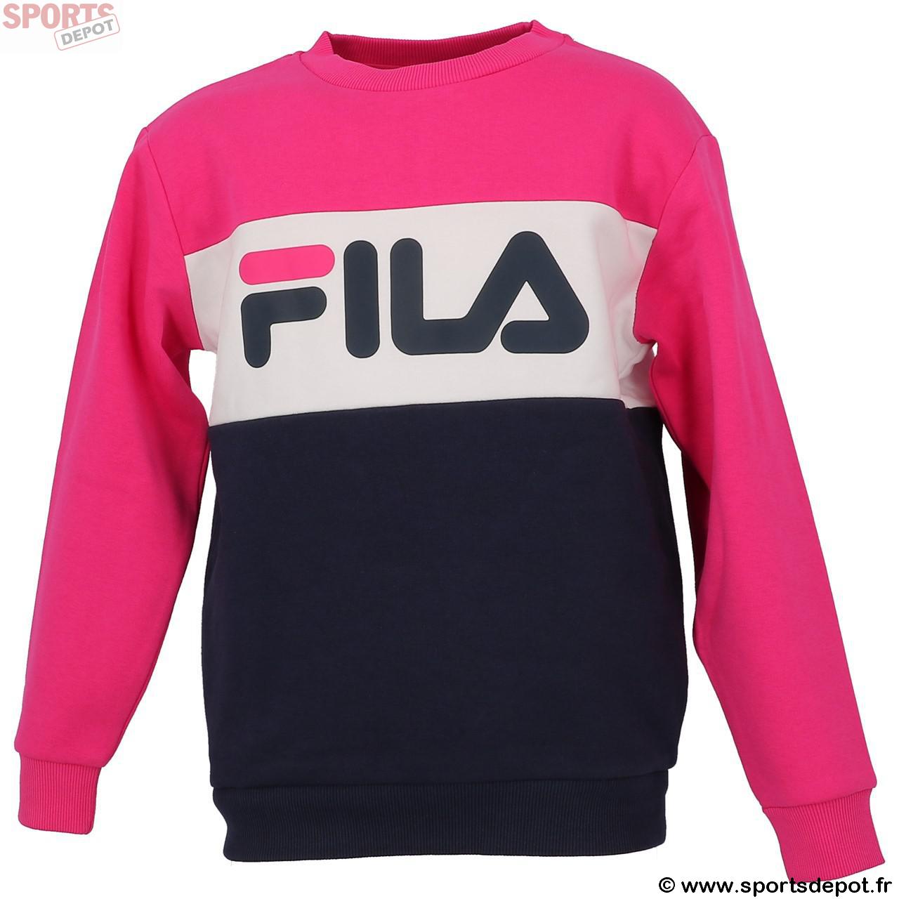 sweat fila blanc junior