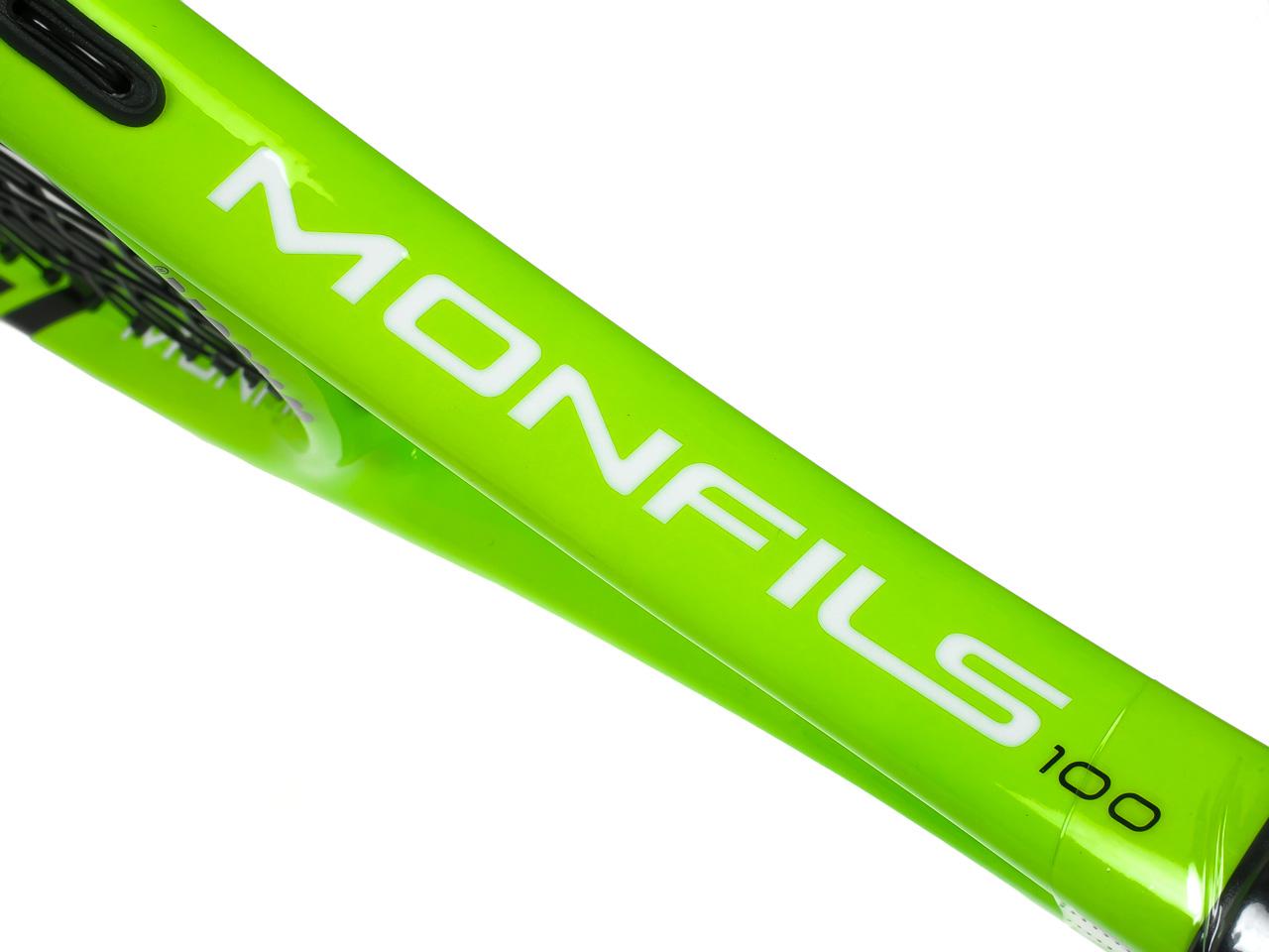 WILSON MONFILS 100 rkt Green Tennis Racket 71066 - New $84.18 - PicClick CA