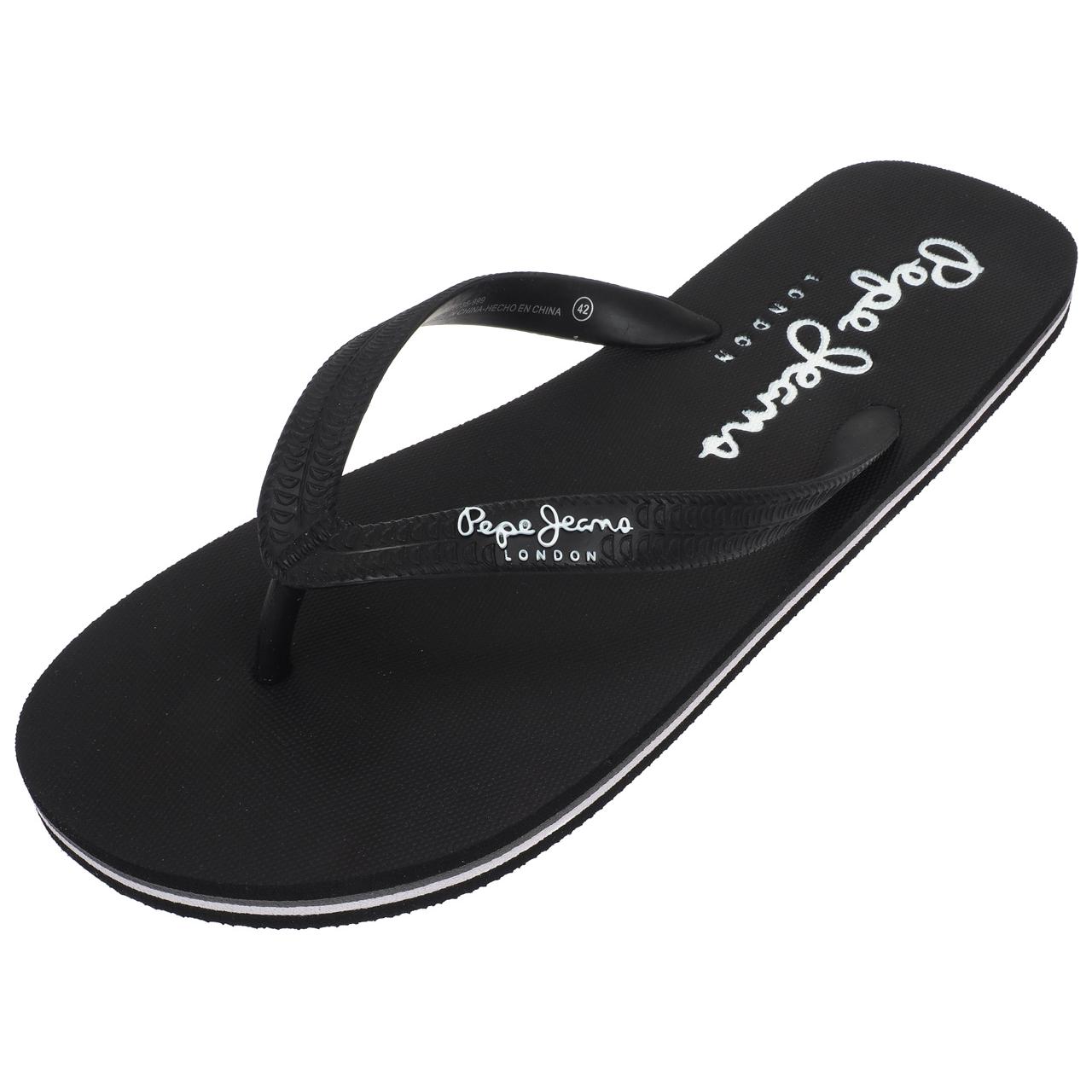 Tongs claquettes Pepe jeans Swimming noir tong Noir 42106 Neuf Tongs claquettes Pepe jeans Swimming noir tong Noir 42106 Neuf