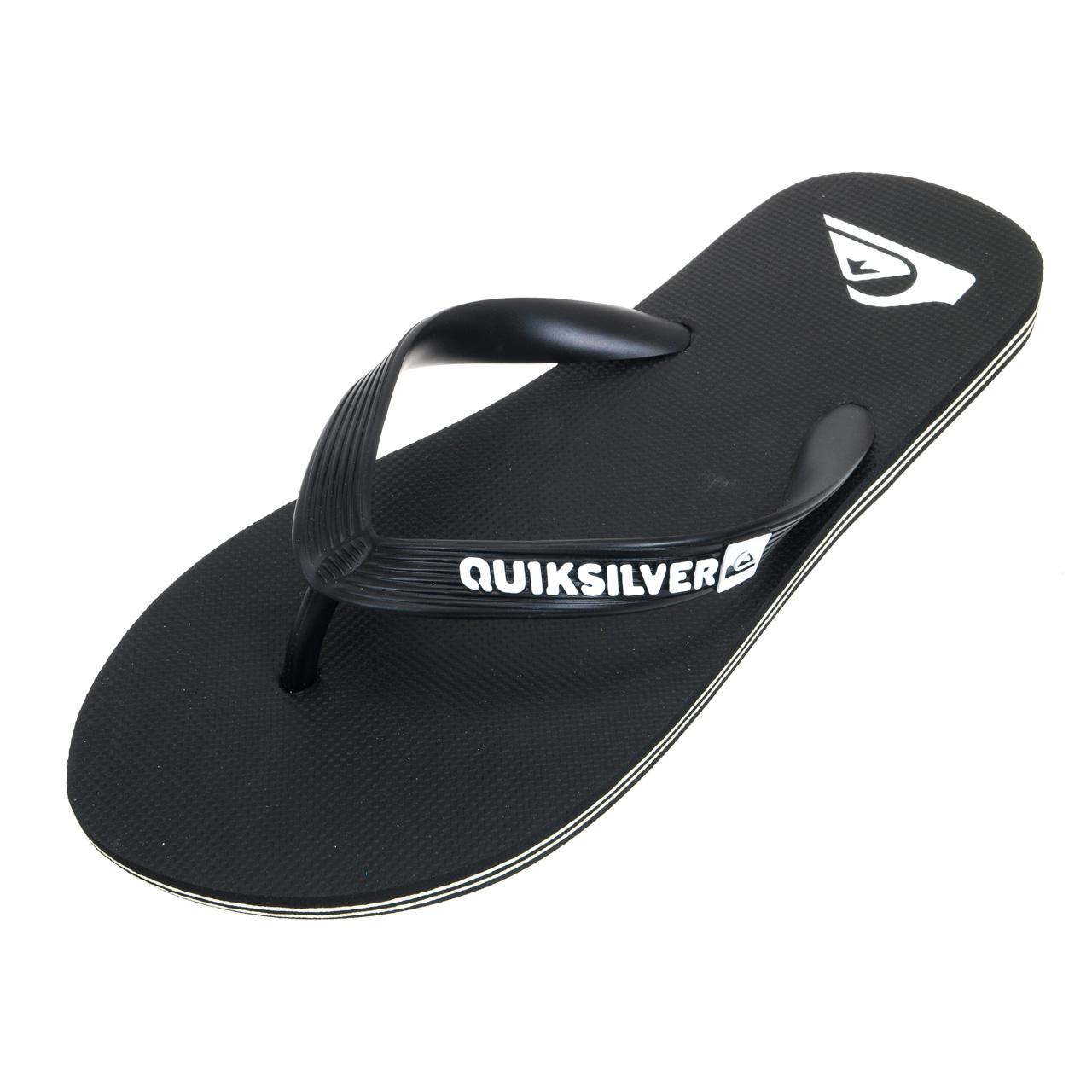 Tongs claquettes Quiksilver Molokai blkwht tong 44733 - Neuf | eBay