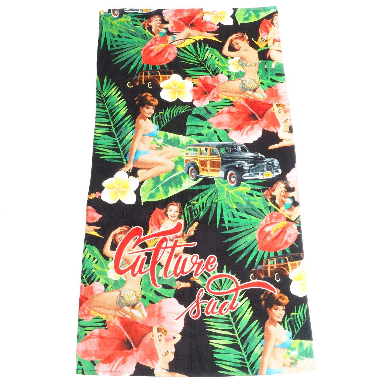 Vert De 90x170 Cm Bain De Plage Serviette Neuf Culture