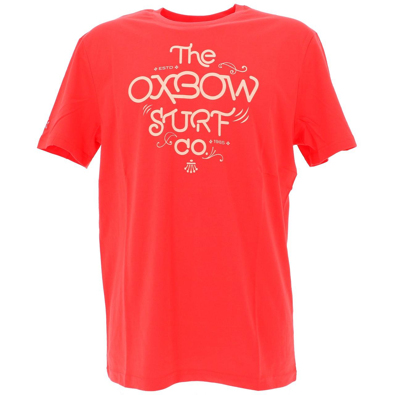 Neuf Tee shirt manches courtes Oxbow Tirso bleu Bleu 76781