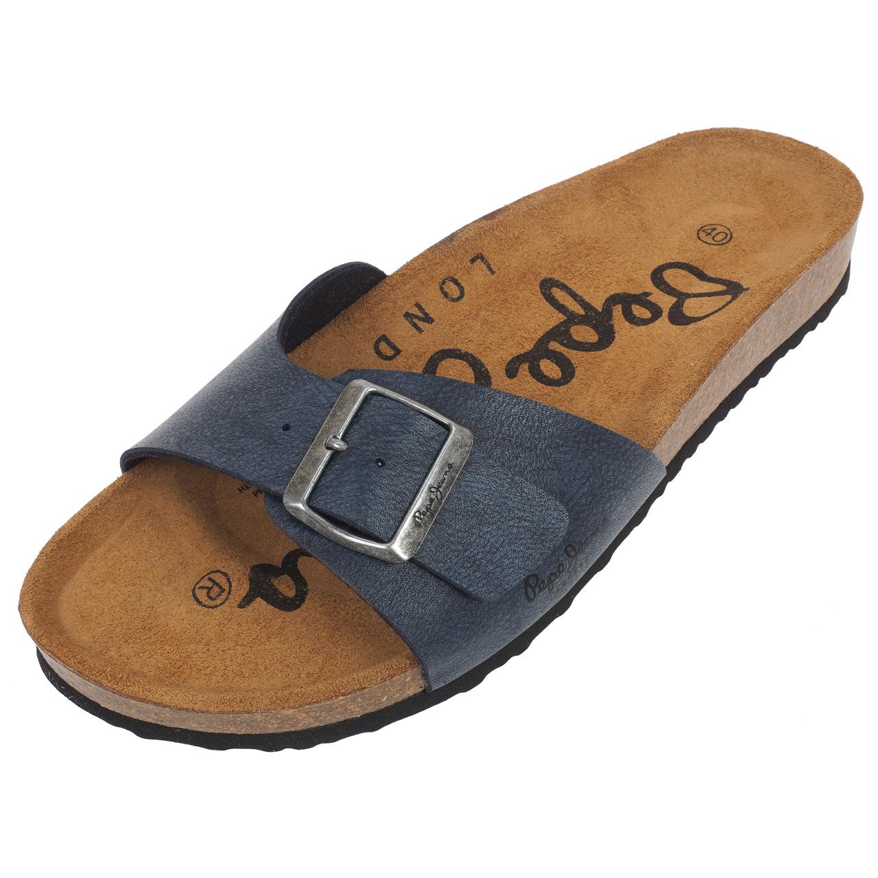 Claquettes mules Pepe jeans Bio man navy Bleu 54919 Neuf Claquettes mules Pepe jeans Bio man navy Bleu 54919 Neuf